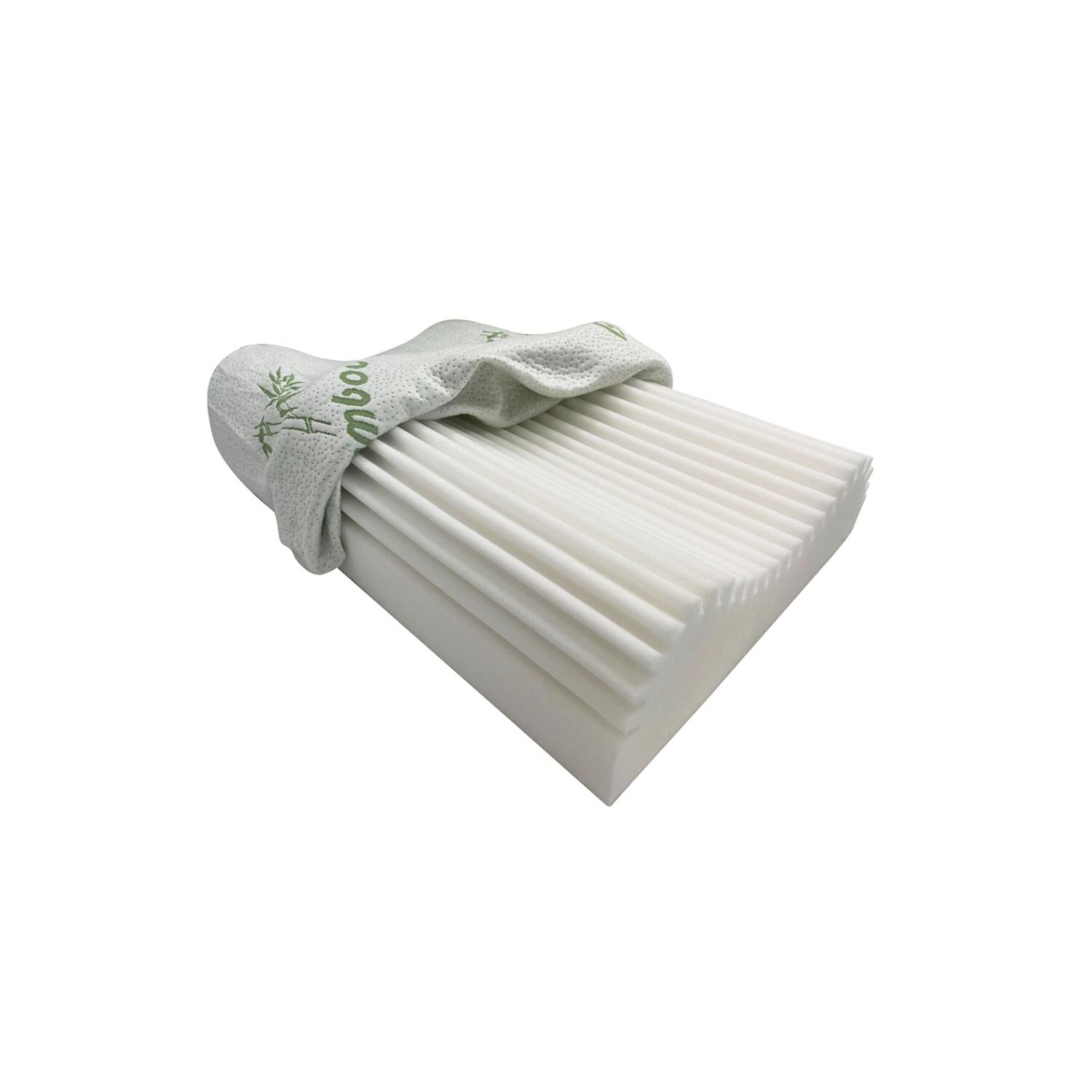 Almohada Cervical Espuma Acanalada 60x40x14/12 image number 1.0