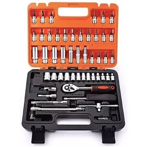 Set Caja De Dados Juego Herramientas 53 Pcs/044