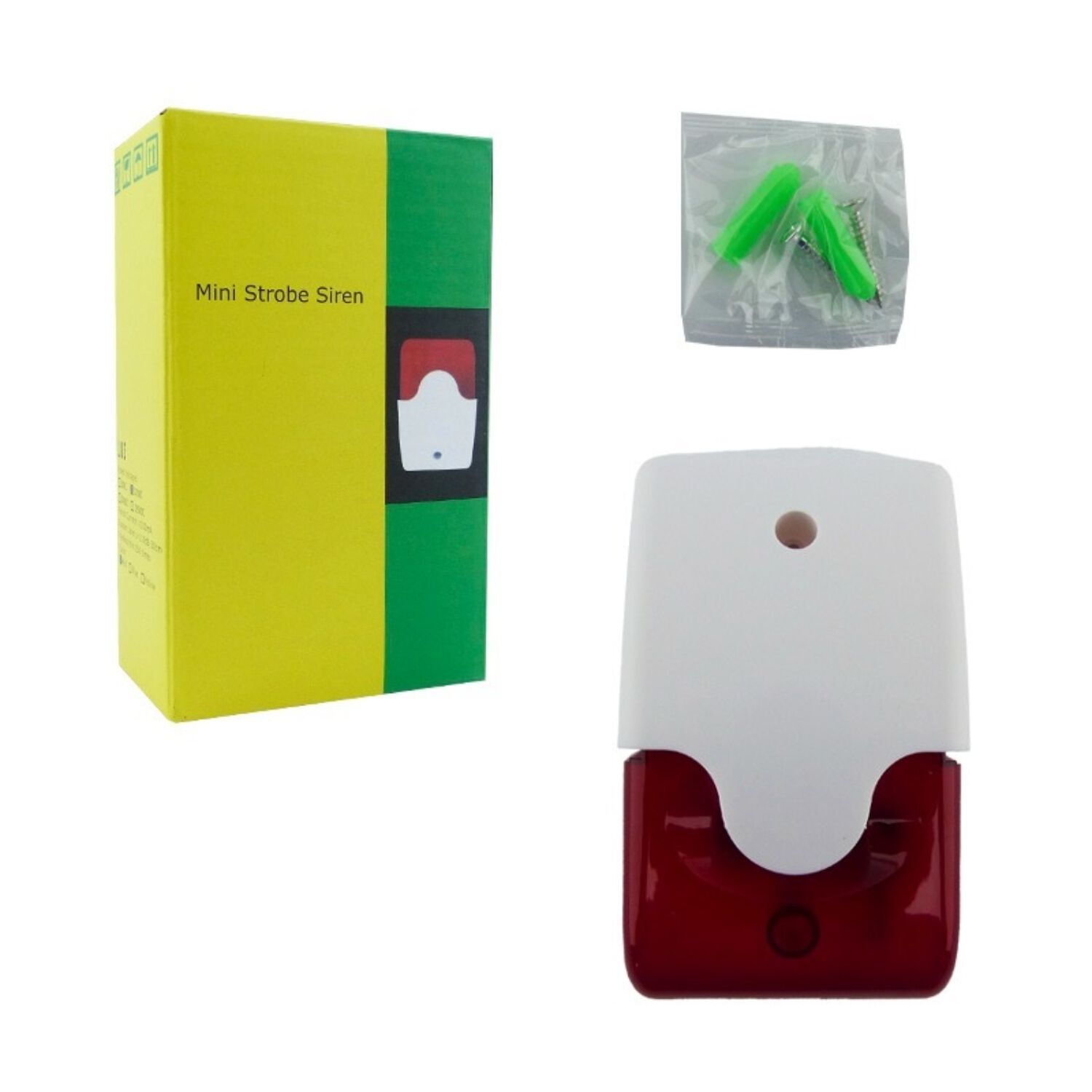 Alarma Sirena Mini Ideal Para Interior 12v Incendio-robo En Caja image number 2.0