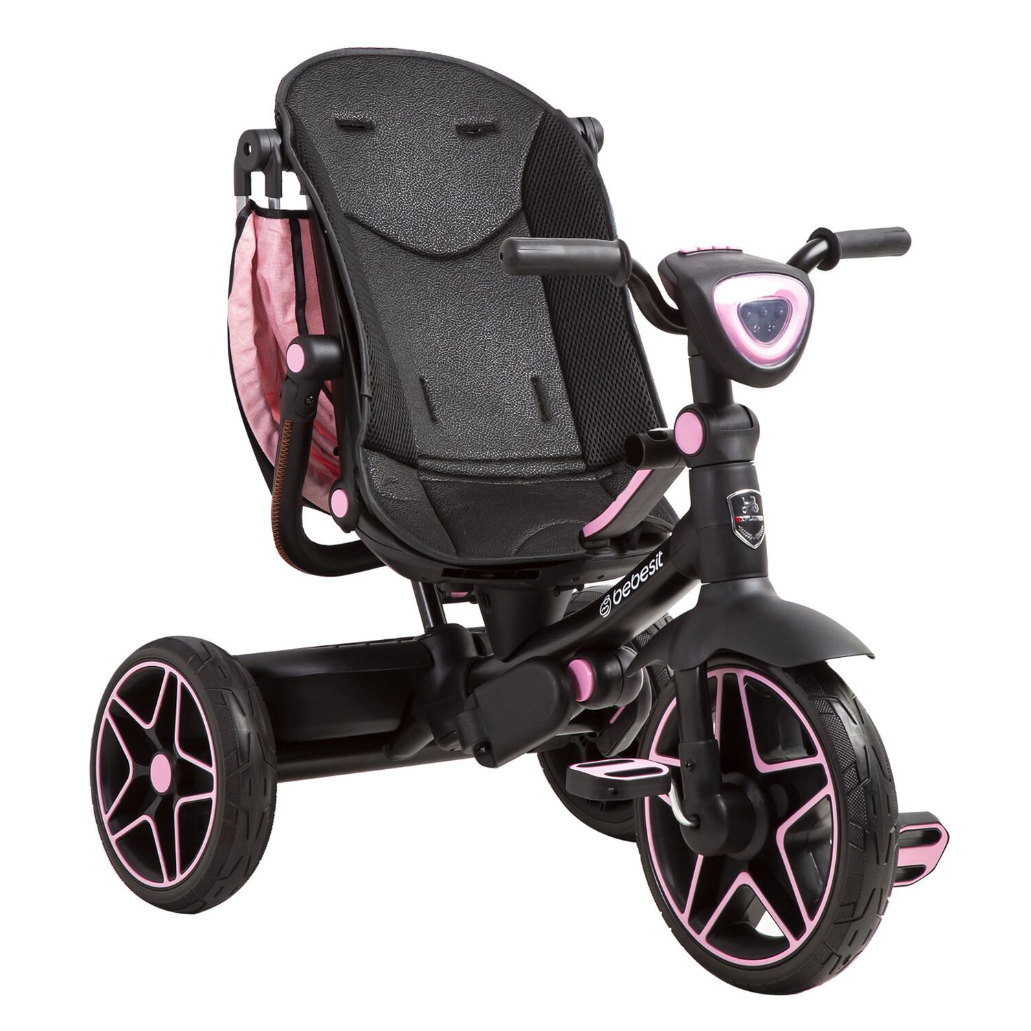 Triciclo Infantil Explorer Rosado Bebesit image number 3.0