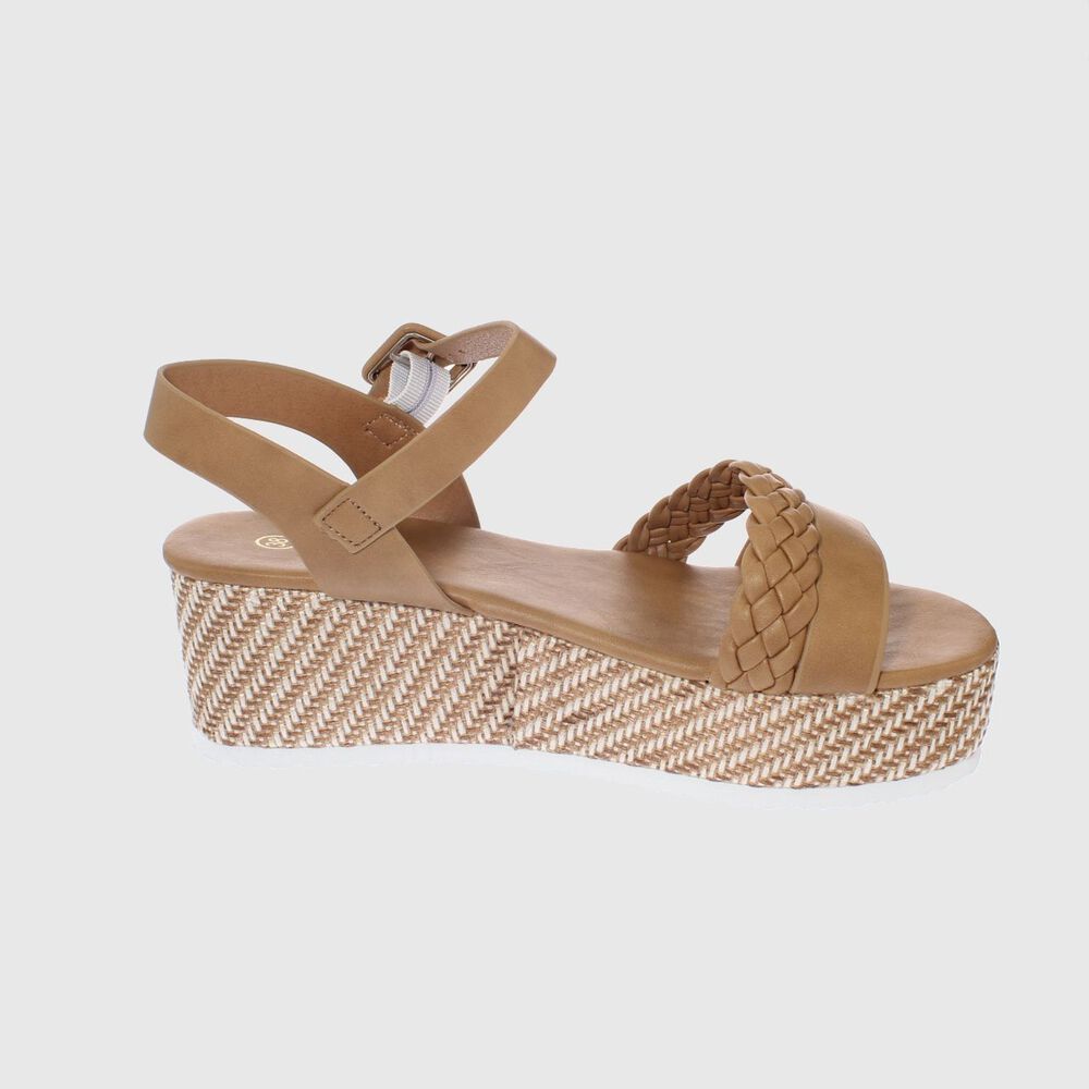 Sandalia Plataforma Khaki V&iacute;a Franca Art. 52111b1155khaki image number 3.0