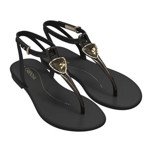 Sandalia Mujer Negro Luar Grendha