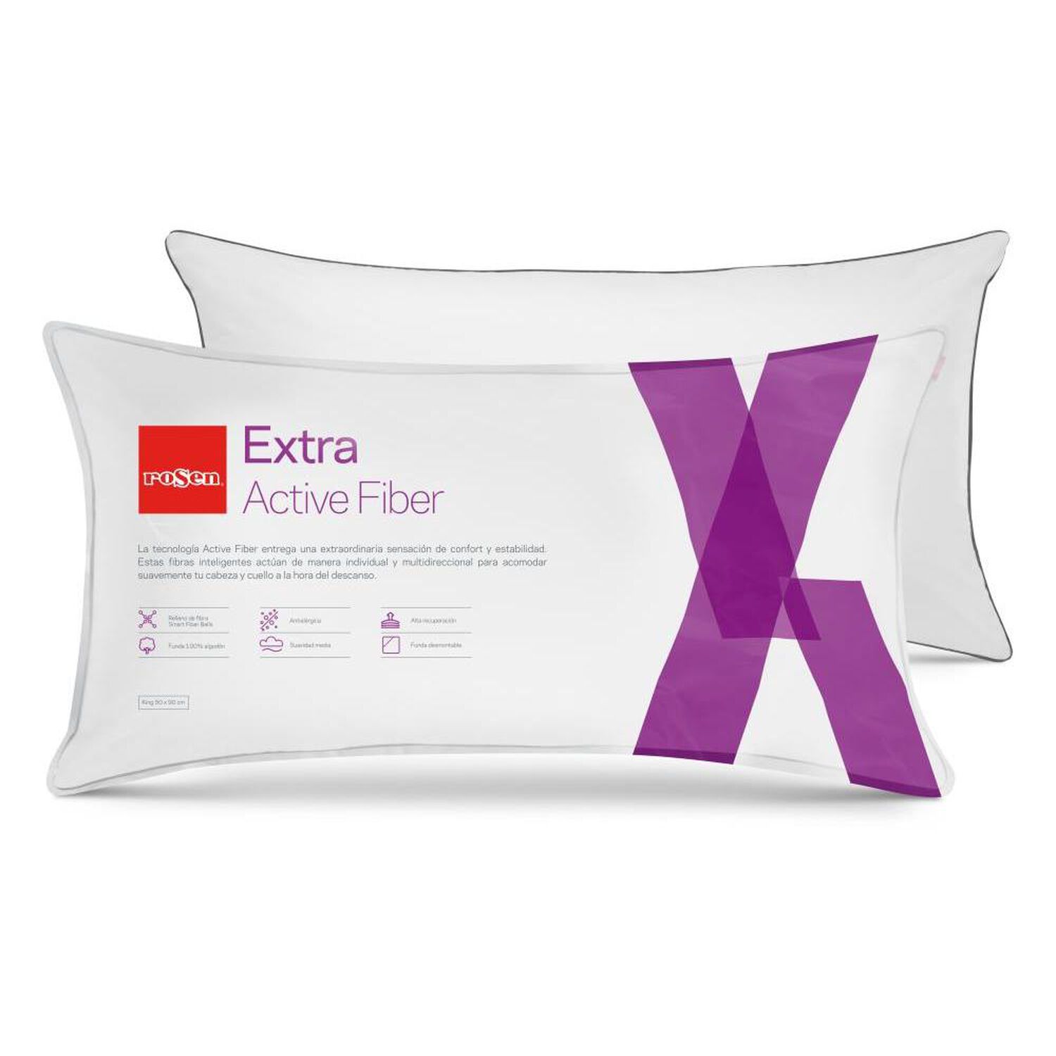 Cama Europea Rosen Art 4 / Super King / Base Dividida + 2 Almohadas Extra image number 5.0
