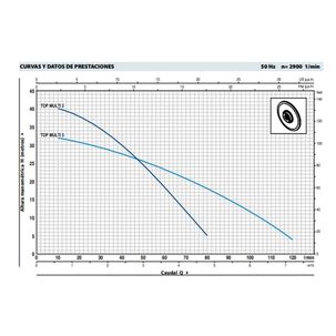 Bomba Sumergible Drenaje Agua Limpia Pedrollo Top Multi 3