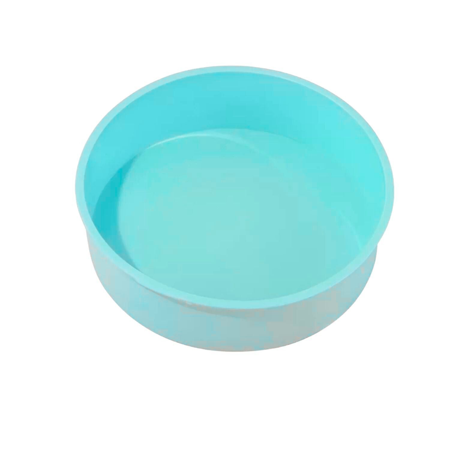 Molde De Silicona Redondo Turquesa Para Tortas Y Queques 24cm image number 0.0