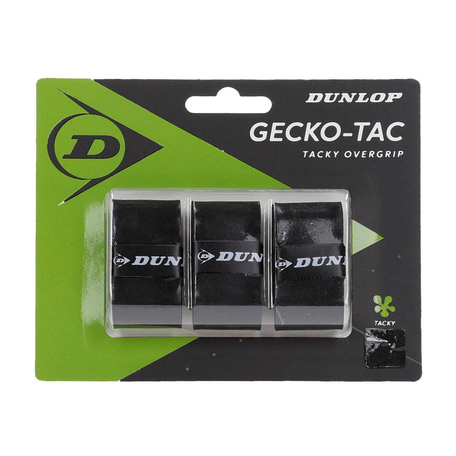 Overgrip Tenis Gecko Tac Dunlop Premium Agarre Negro X3 image number 2.0
