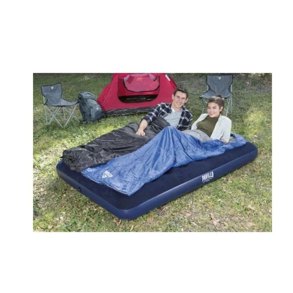 Colchón Inflable Bestway Doble De 191x137x22cm Azul image number 4.0