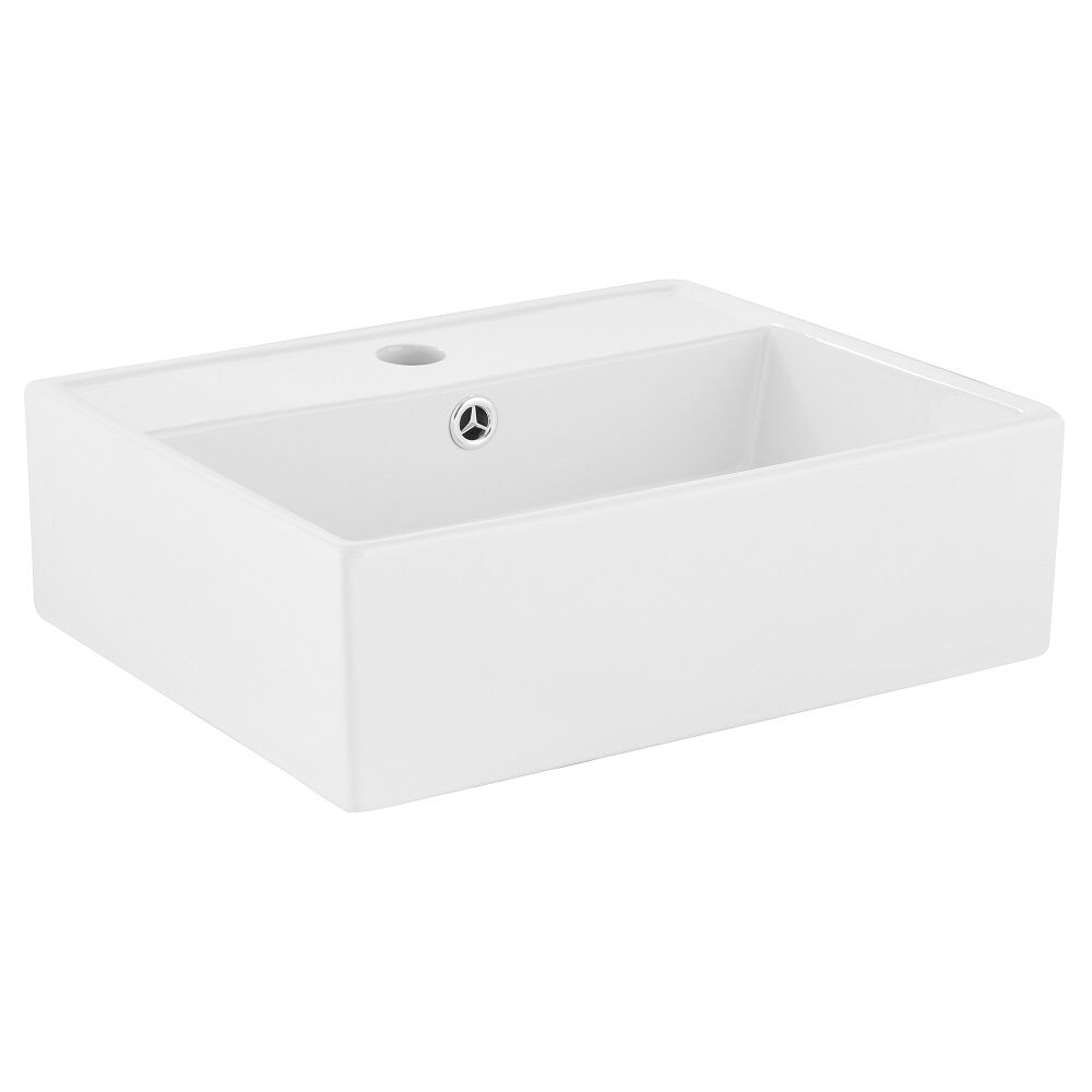 Lavamanos Sobreponer/muro Domsa Slc8352 Blanco 43x36x14 Cm image number 1.0