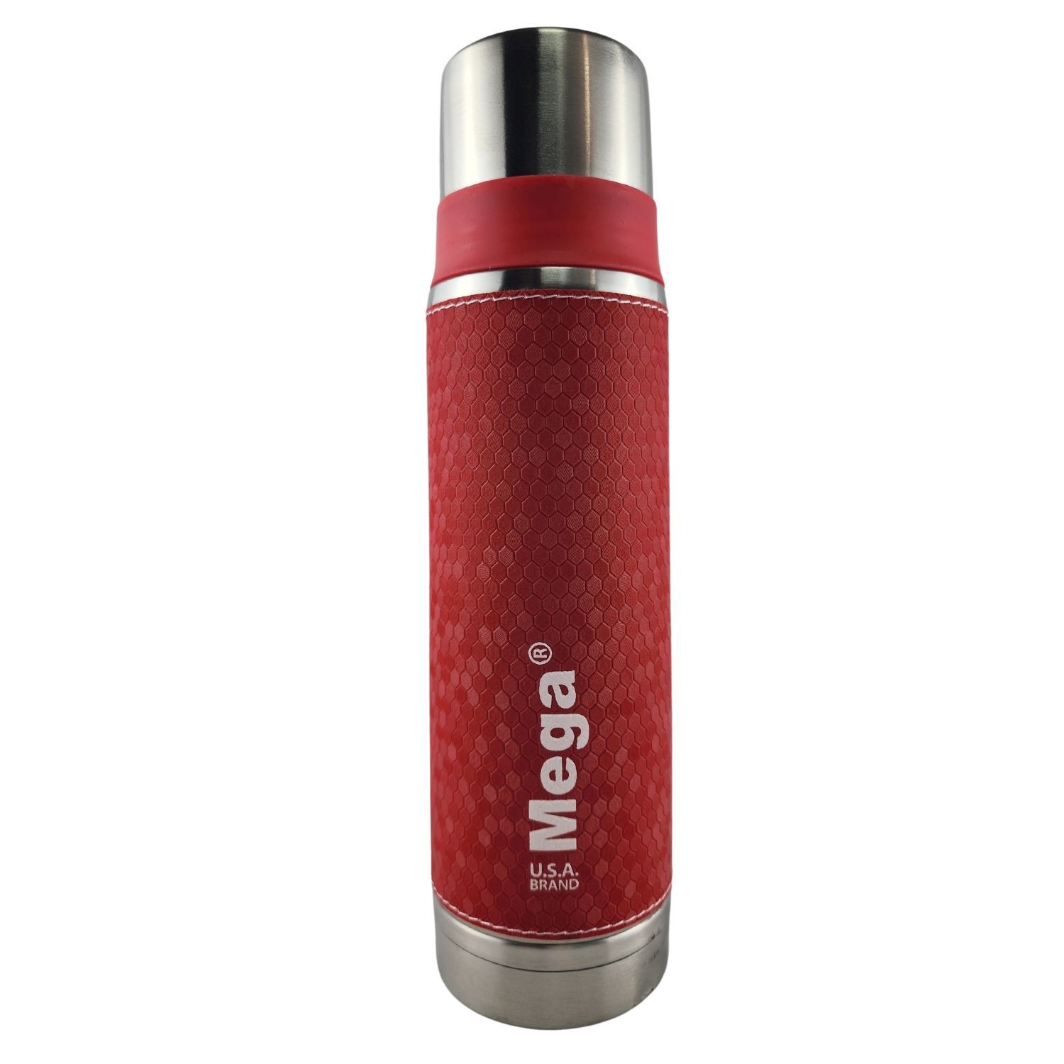 Termo Mega Slim Iv 470ml Acero Inoxidable Bebidas Te Cafe Rojo image number 0.0