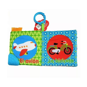 Libro Sensorial Tela Estimulaci&oacute;n Visual Juguete Bebe