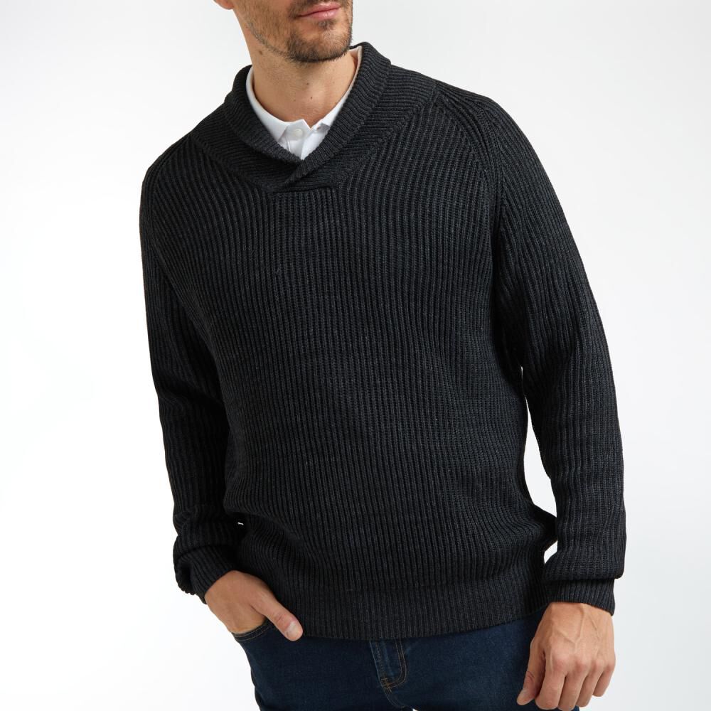 Sweater Regular Cuello V Cruzado Hombre Peroe image number 4.0