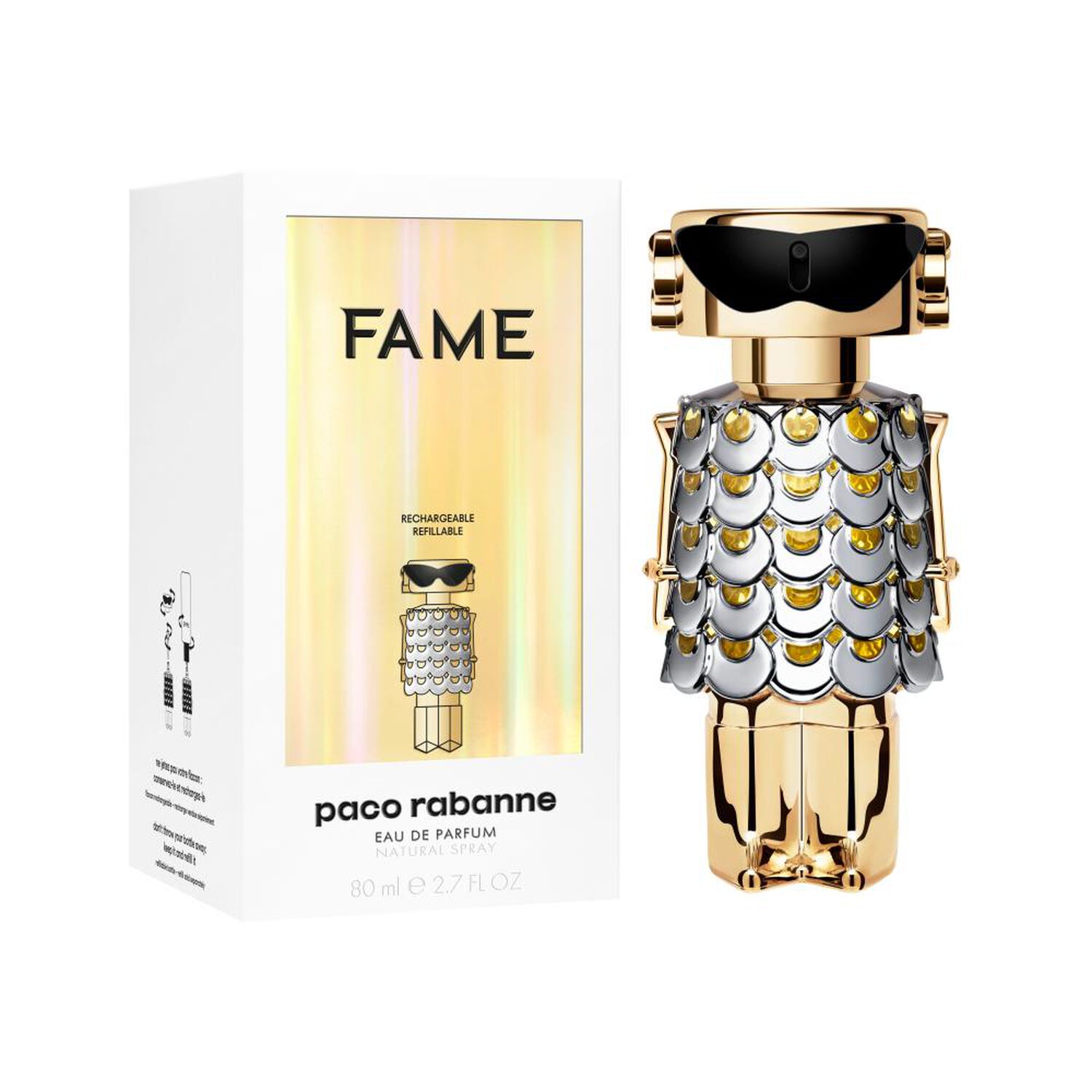 Perfume Mujer Fame Paco Rabanne / 80 Ml / Eau De Parfum Refillable image number 1.0