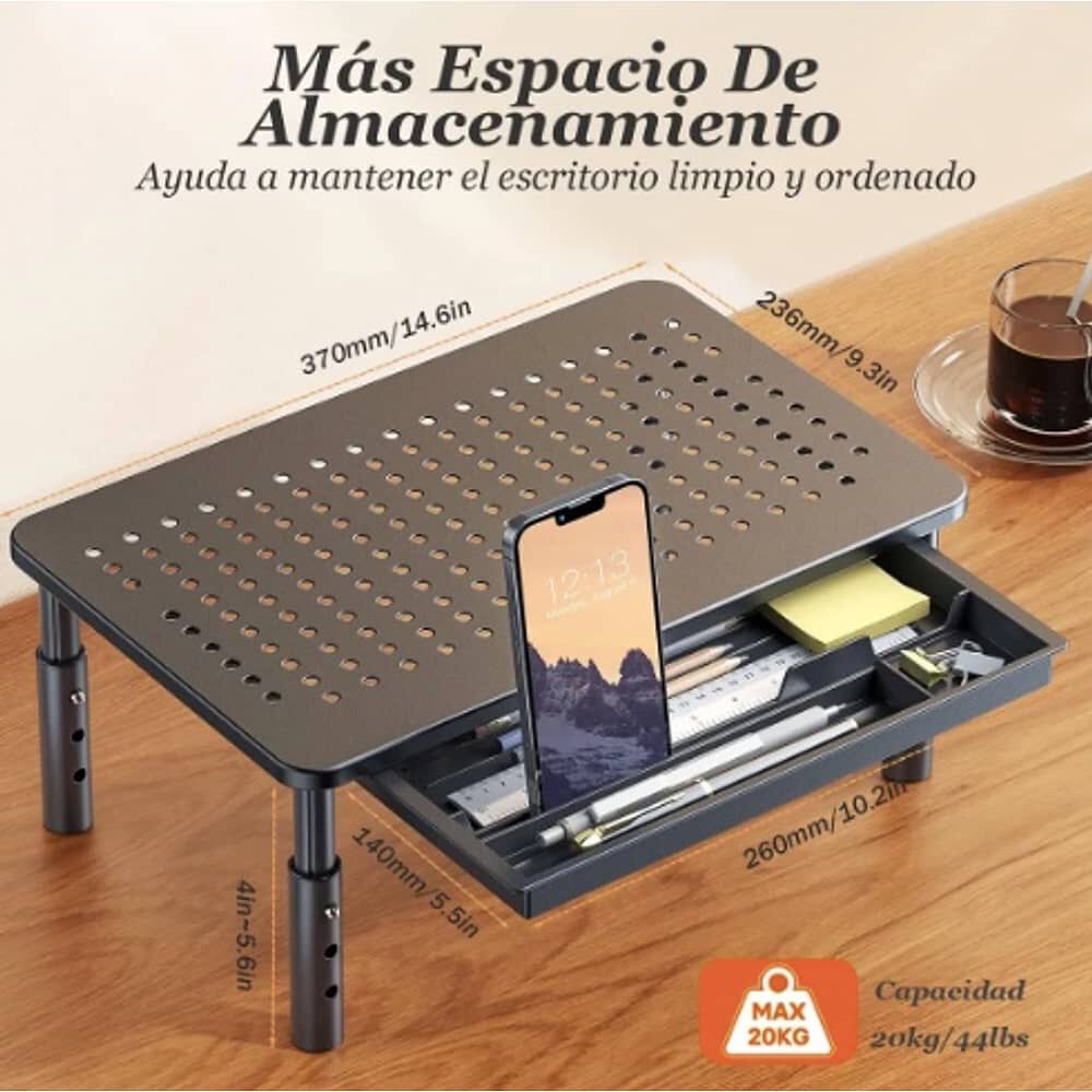 Base Monitor Soporte 3alturas Notebook image number 2.0