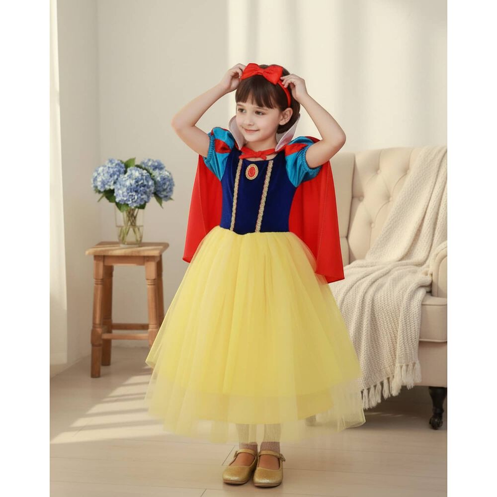 Disfraz Princesas Blanca Nieves Ni&ntilde;a Disney image number 12.0
