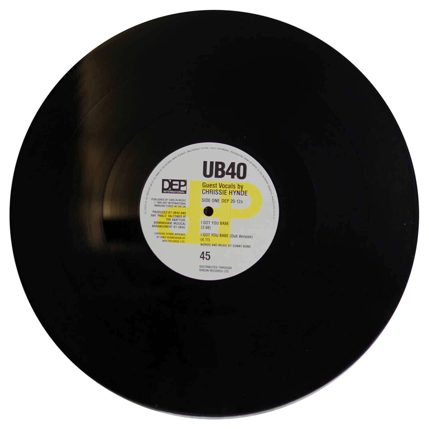 Ub40 Ft. Chrissie Hynde - I Got You Babe | 12" Maxi Single Usado image number 2.0