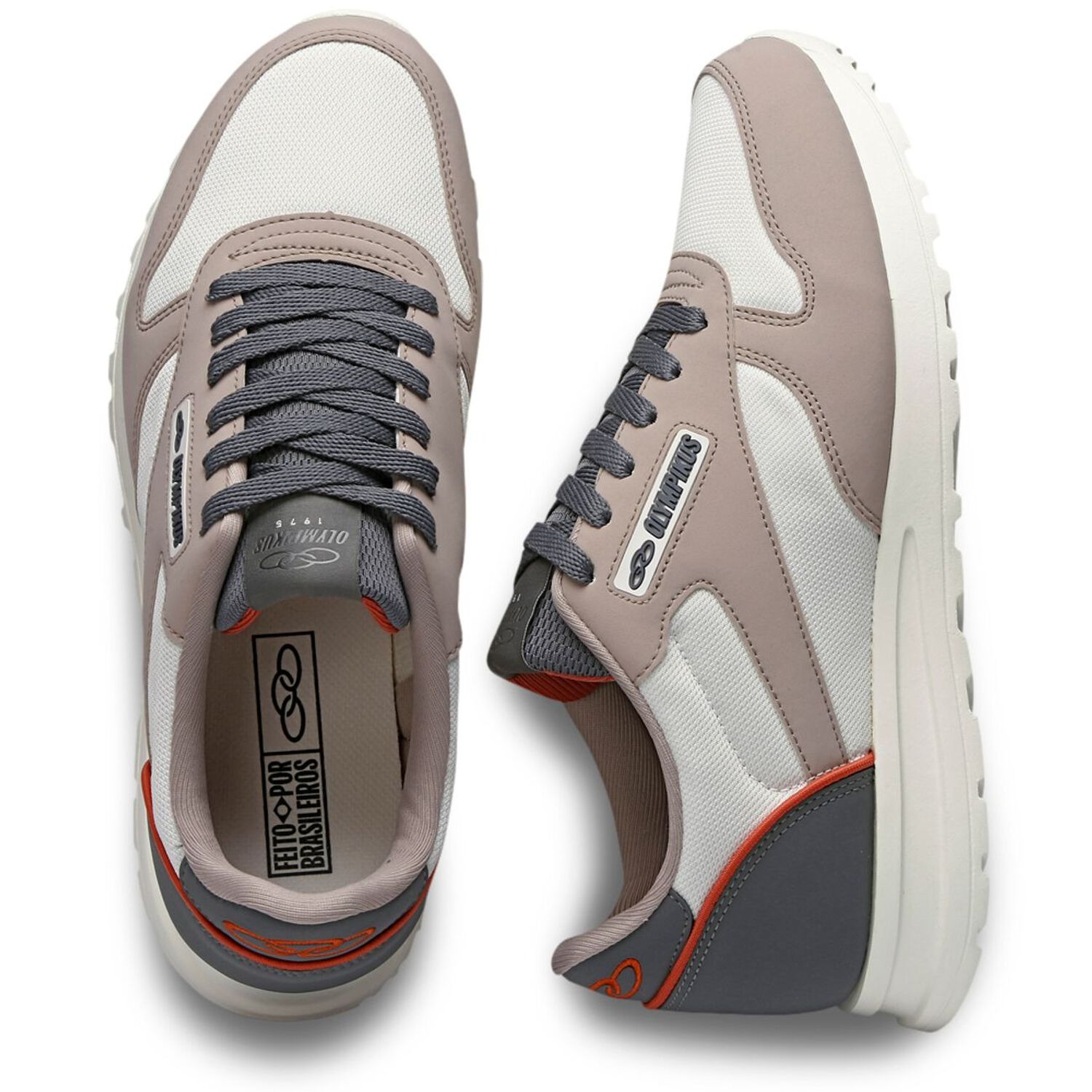 Zapatilla Mujer Jogging 101 Beige/azul image number 2.0