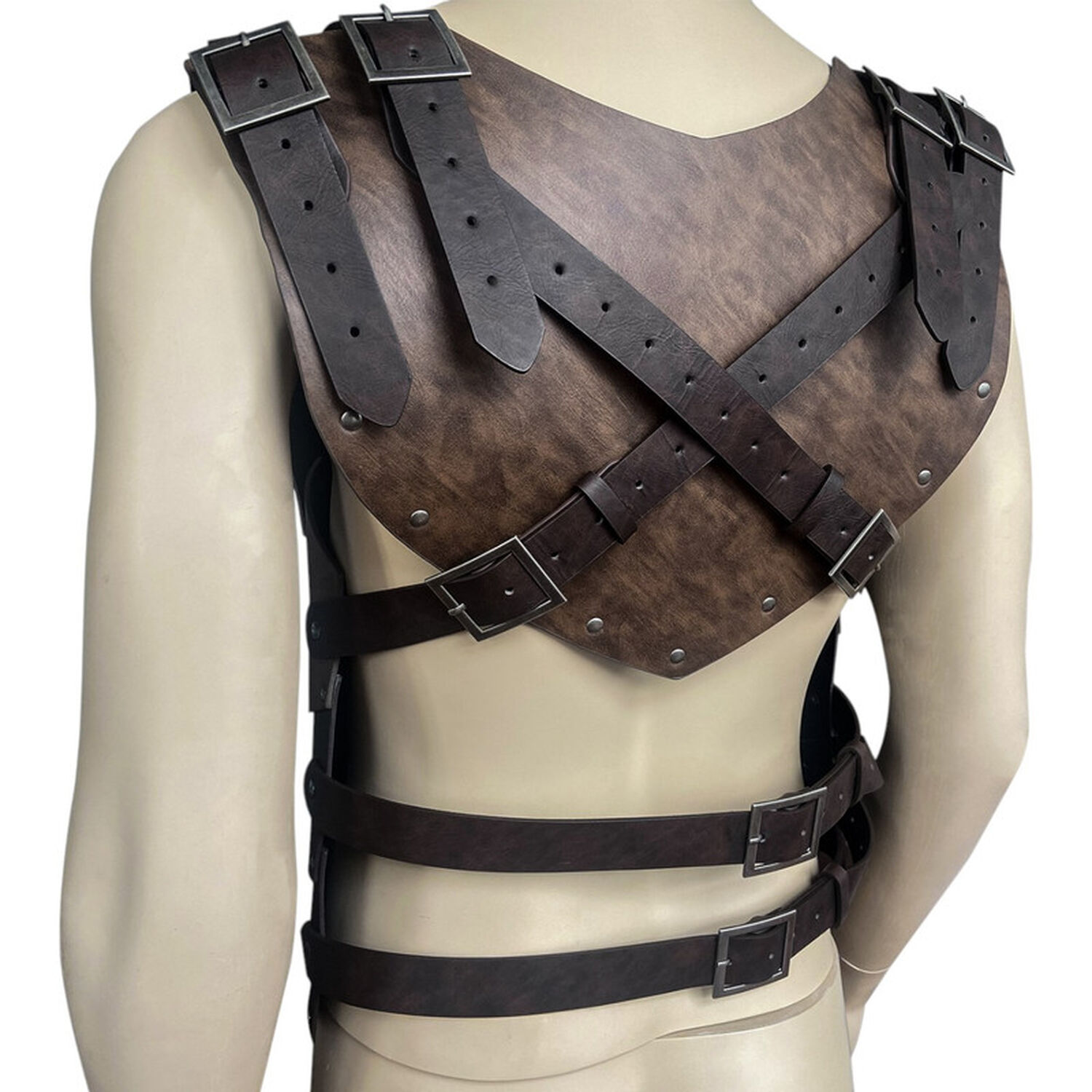 Disfraz Armadura Vikingo Cuero Premium image number 6.0