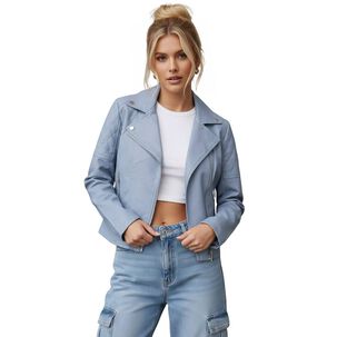 Chaqueta Ecocuero Aviadora Mujer Atenea