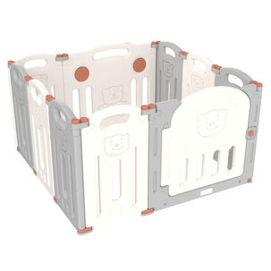 Corral Did&aacute;ctico De Juegos Plegable Teddy Grey