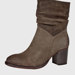 Botín Cuero Baucis Gris