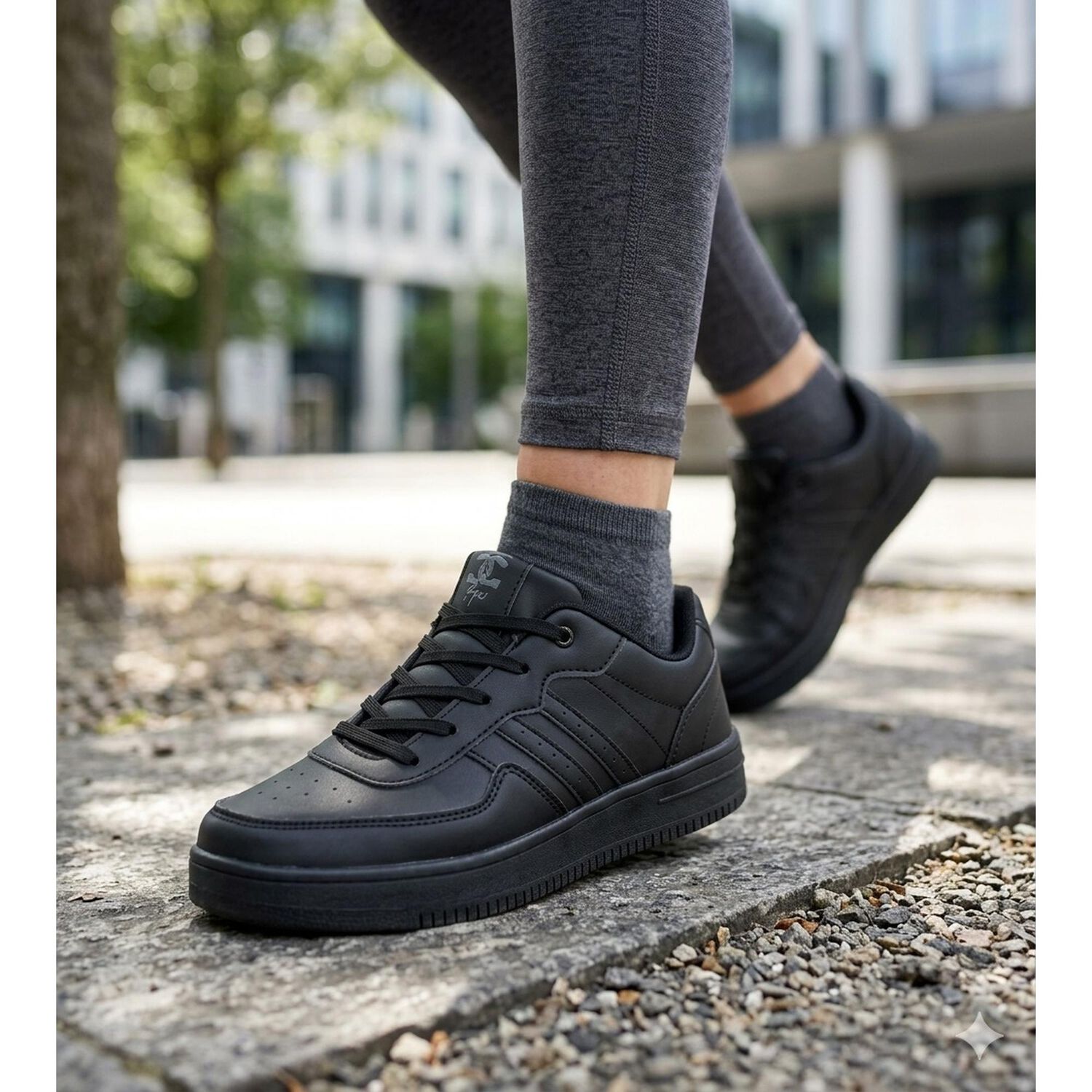 Zapatilla Escolar Muzat Full Negro Uns image number 4.0