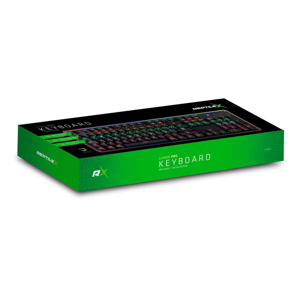 Teclado Mecanico Retro Iluminado Rgb Rx0004 Para Pc Ps X-box image number 2.0