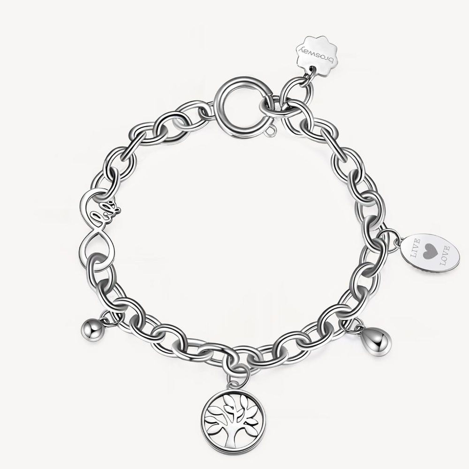 Pulsera Brosway Chakra Plateada Bhkb116 image number 1.0