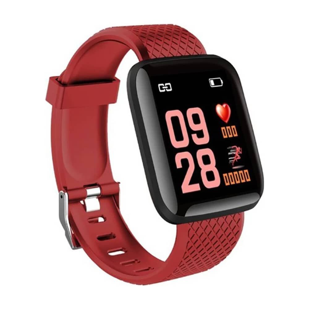 Smartwatch Touch Deportivo Multi Funciones Deportivas Rojo image number 0.0