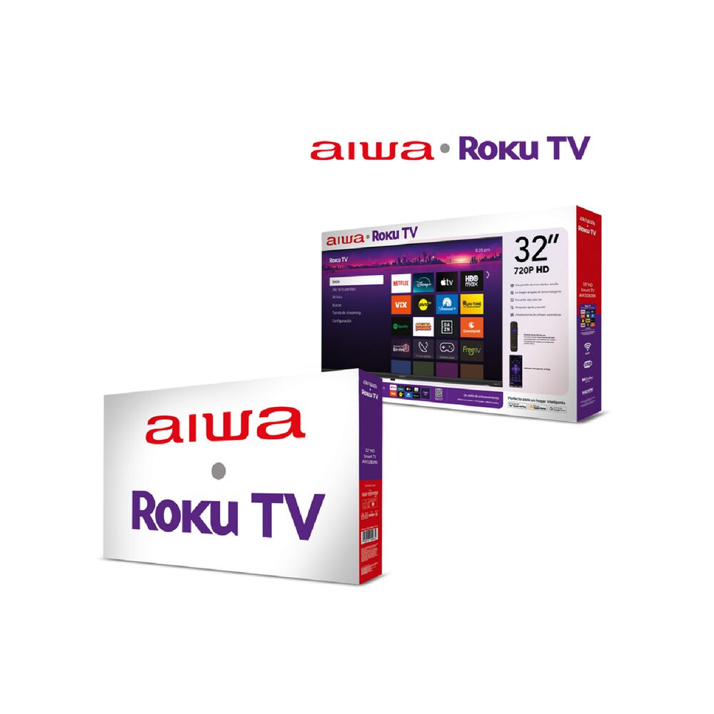 Smart Tv Aiwa 32'' Hd Wifi Sistema Roku Tv image number 7.0