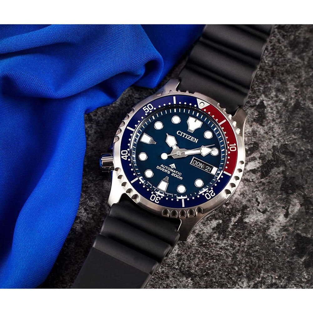 Reloj Citizen Hombre Ny0086-16l Mechanical Divers image number 4.0