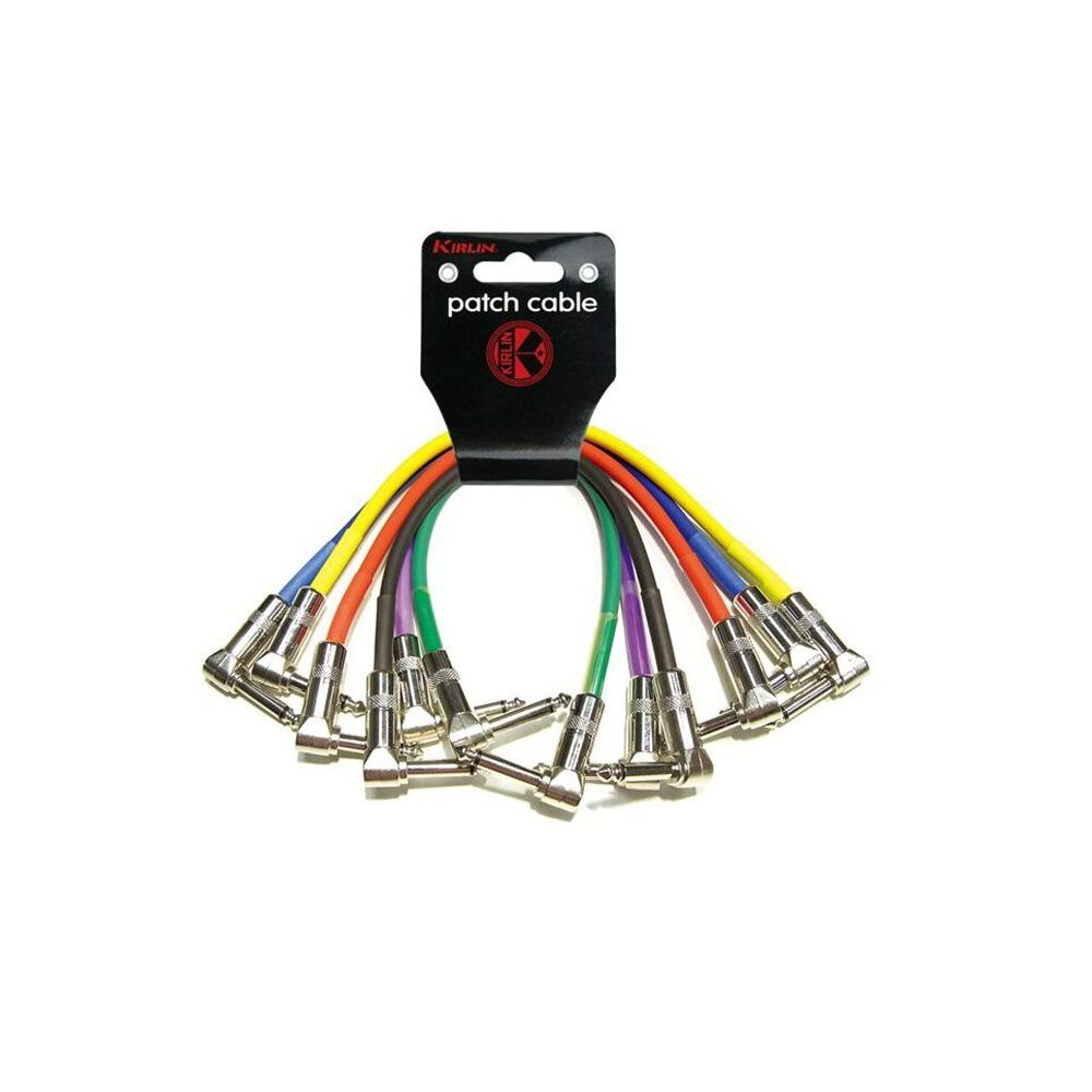 Pack 6 Cables Plug-plug Angulo Colores 0.3 Mts Ipv6-243 image number 1.0