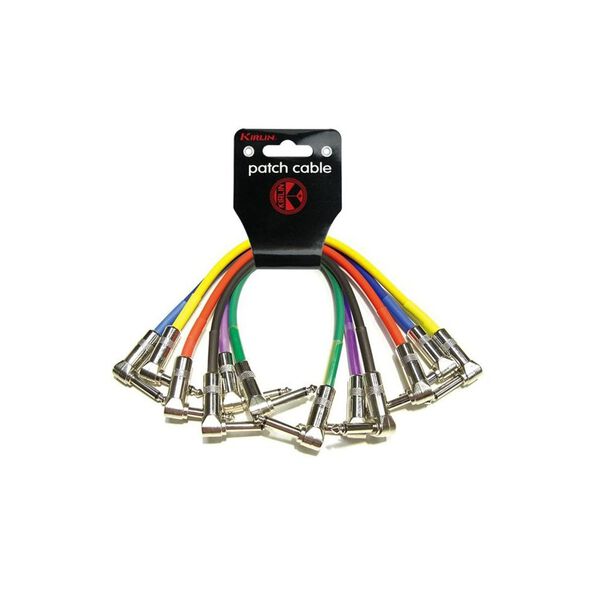 Pack 6 Cables Plug-plug Angulo Colores 0.3 Mts Ipv6-243