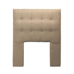 Respaldo Sevilla Con Patas Tela 1 Plaza Beige