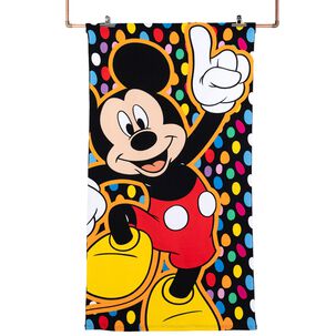 Toalla De Playa Mickey Fun 70x140cm Con Bolso - Ps