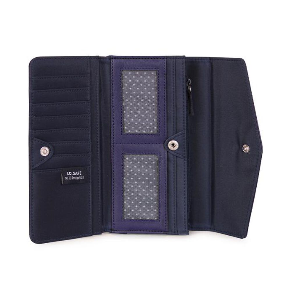 Billetera De Mujer Ziggy Azul Nautica image number 2.0