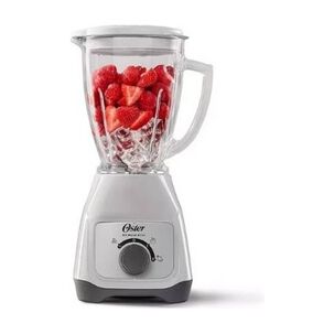 Licuadora Oster Con Vaso De Vidrio Y Control De Perilla Bls Color Blanco