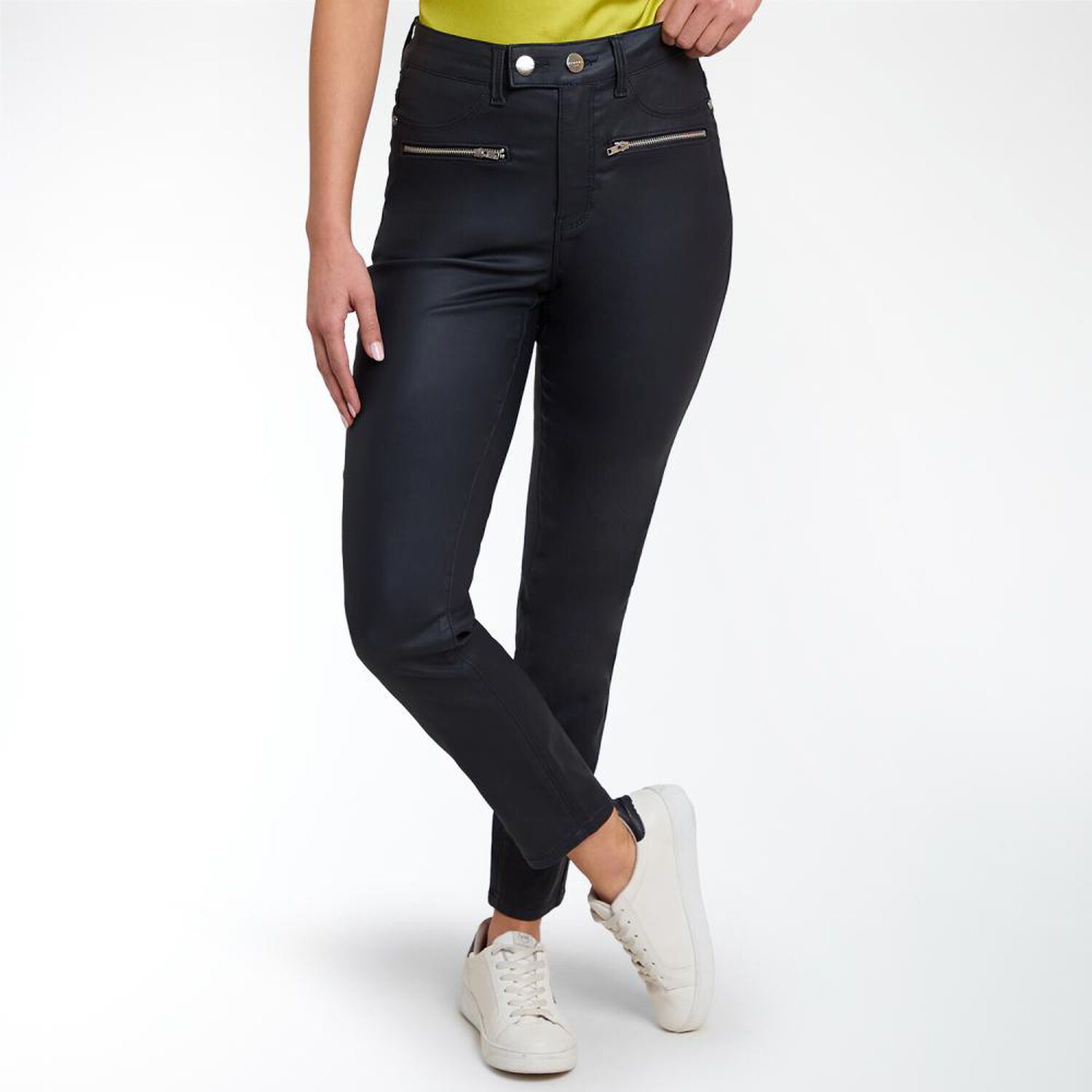 Pantal&oacute;n Engomado Tiro Medio Sculpture Push Up Mujer Kimera image number 0.0
