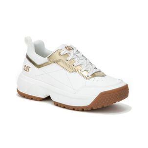 Zapatilla Urbana Mujer Caterpillar Flame Blanco/oro