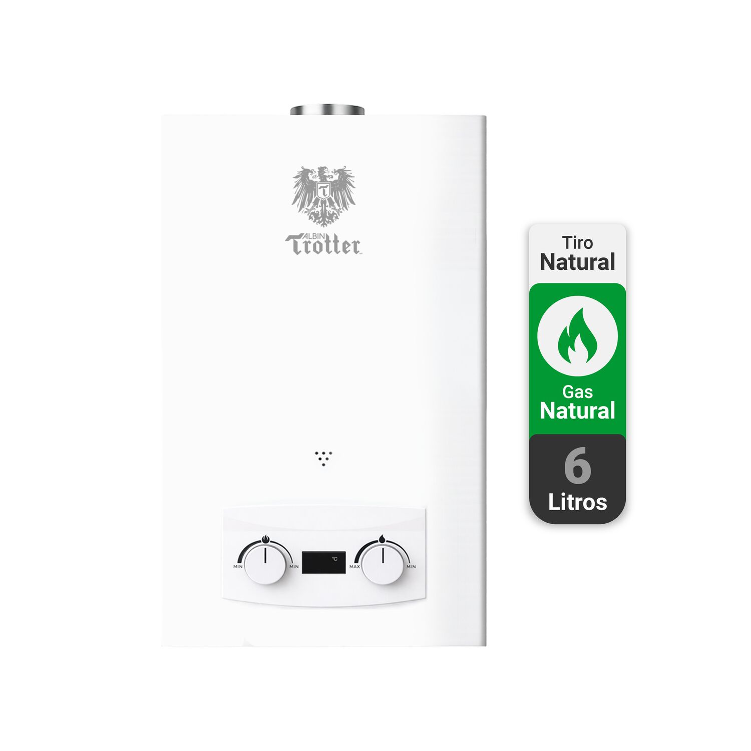 Calefont Albin Trotter 6 Litros Tiro Natural Gas Natural image number 3.0