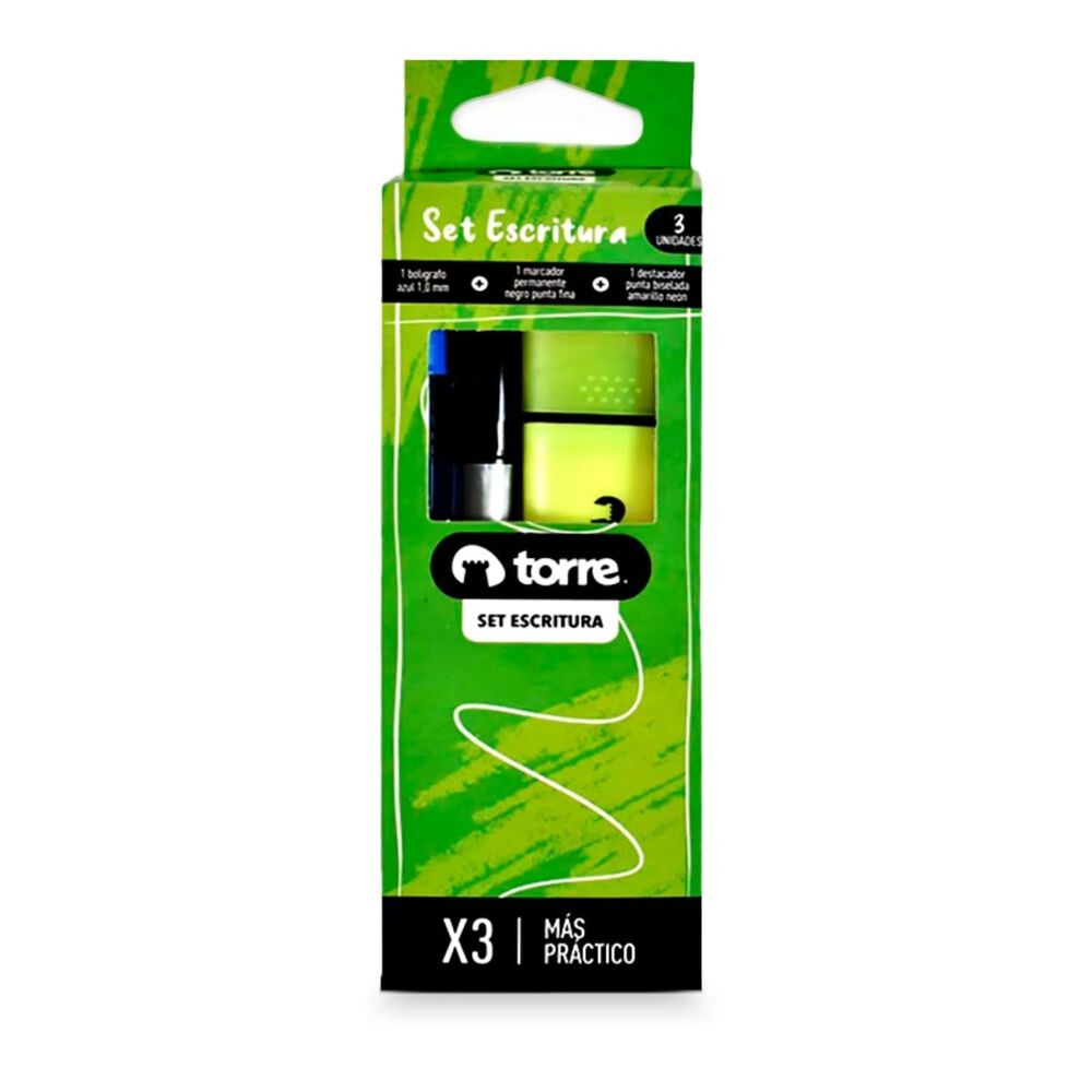 Pack X 4 Blister Escritura 3 Unidades Torre image number 2.0