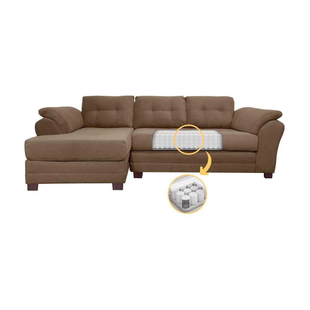 Sof&aacute; Seccional Living Factory New Samy Izquierdo / 4 Cuerpos image number 2.0