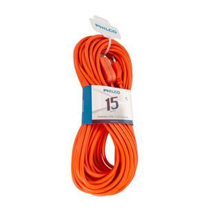 Cable De Extensi&oacute;n Philco Xt49 15mts Naranjo