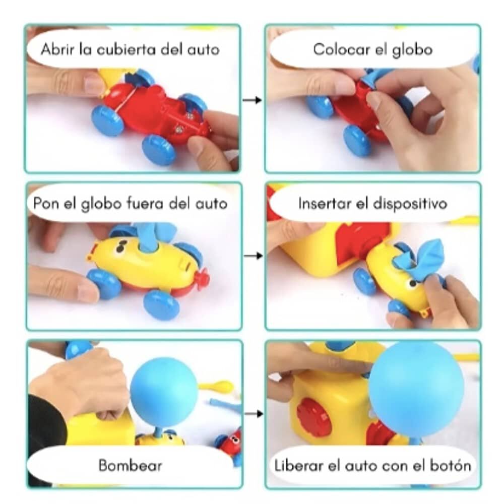 Bomb&iacute;n Lanzador De Auto Inflador Globo Sin Bpa Para Ni&ntilde;o image number 4.0