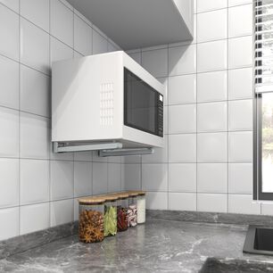 Soporte Microondas 49cm 30kg Plata Mb- Silver - Brasforma