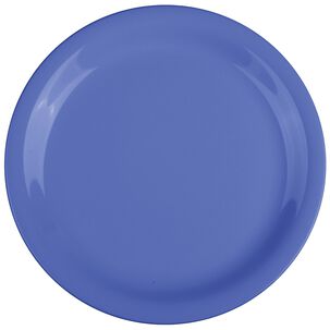 Set De 4 Plato Melamina Azul 18 Cm