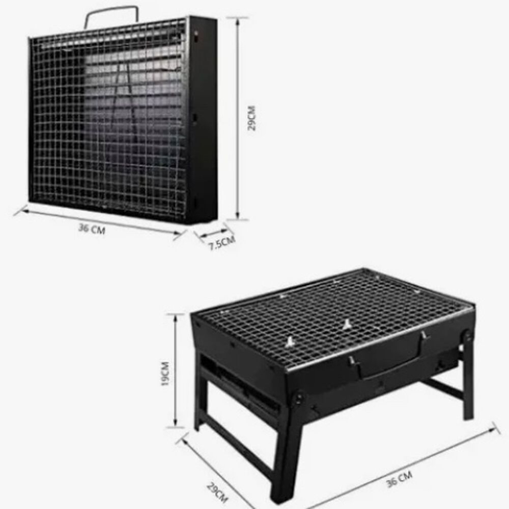 Mini Parrillera Plegable De Carbon image number 5.0