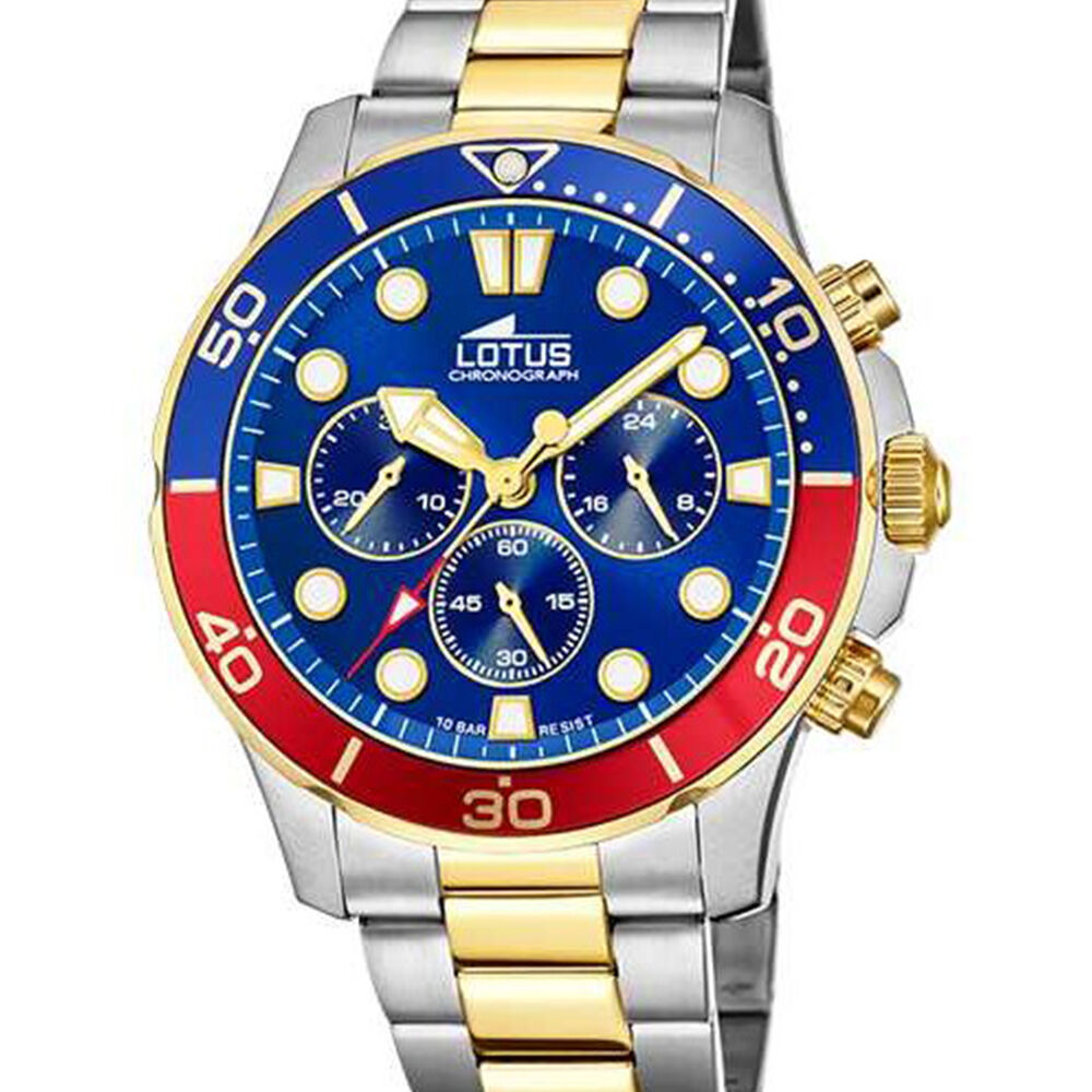 Reloj 18757/4 Lotus Azul Hombre Crono Deportivo image number 0.0
