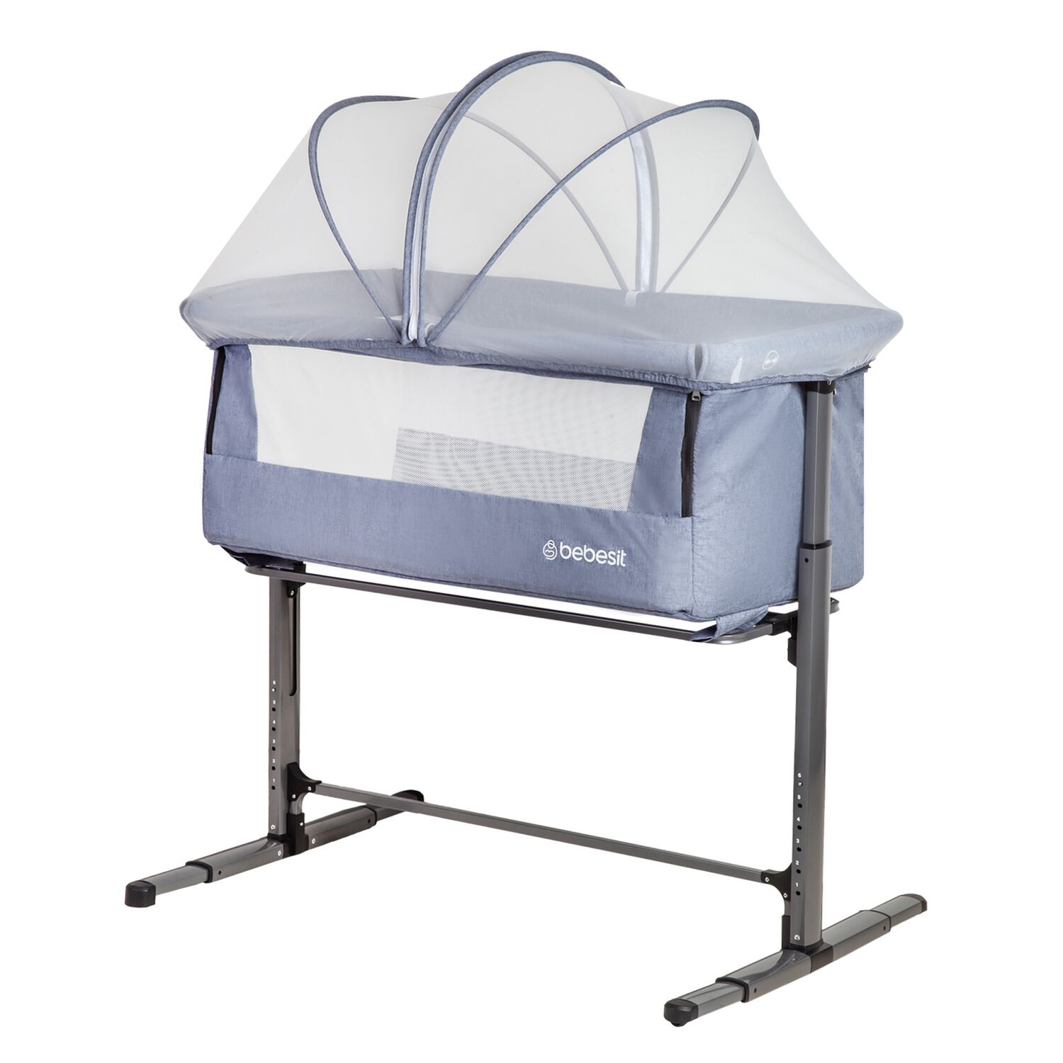 Cuna Colecho Con Mosquitero Myside Lx Azul Bebesit image number 0.0