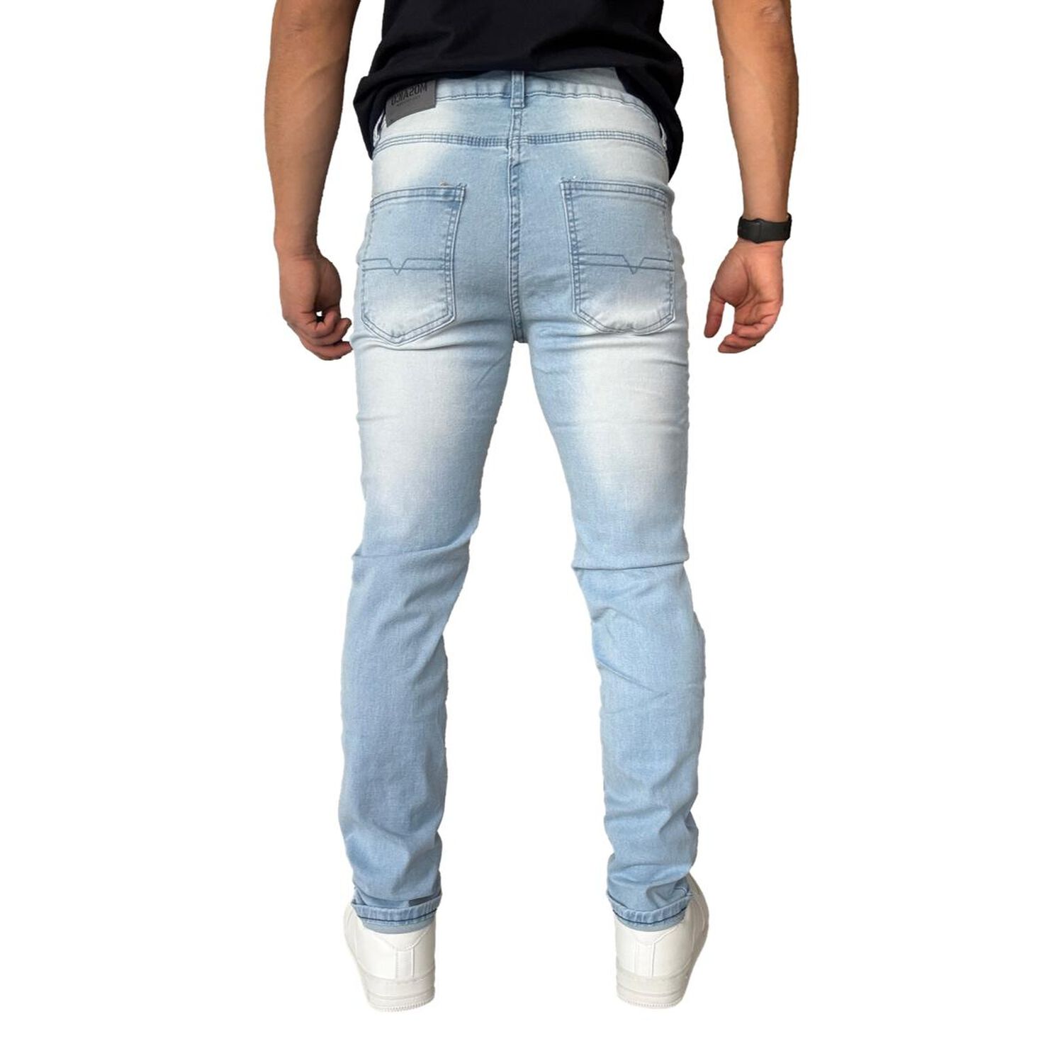 Jeans Elasticados Slim Fit Color Focalizado Semipitillos image number 22.0