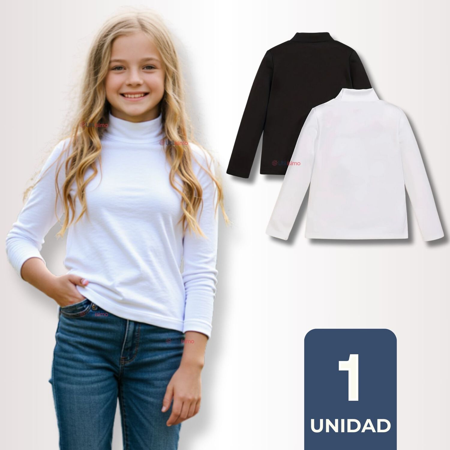 Camiseta Beatle Algod&oacute;n Primera Capa Juvenil Ni&ntilde;a Polera Surtidos image number 0.0